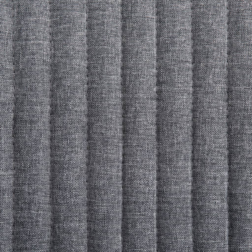 vidaXL Καρέκλες Τραπεζαρίας 6 τεμ. Σκούρο Γκρι Υφασμάτινες