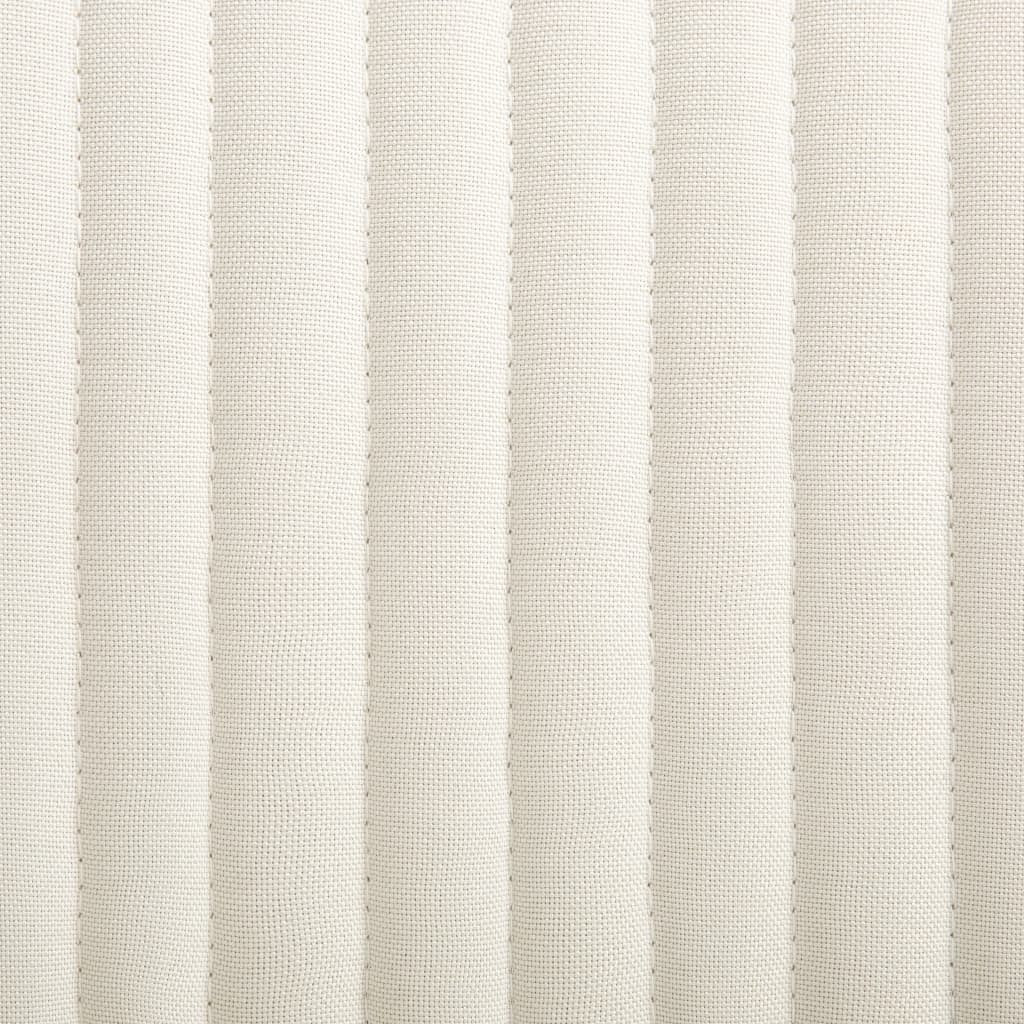 vidaXL Καρέκλες Τραπεζαρίας 6 τεμ. Κρεμ Υφασμάτινες