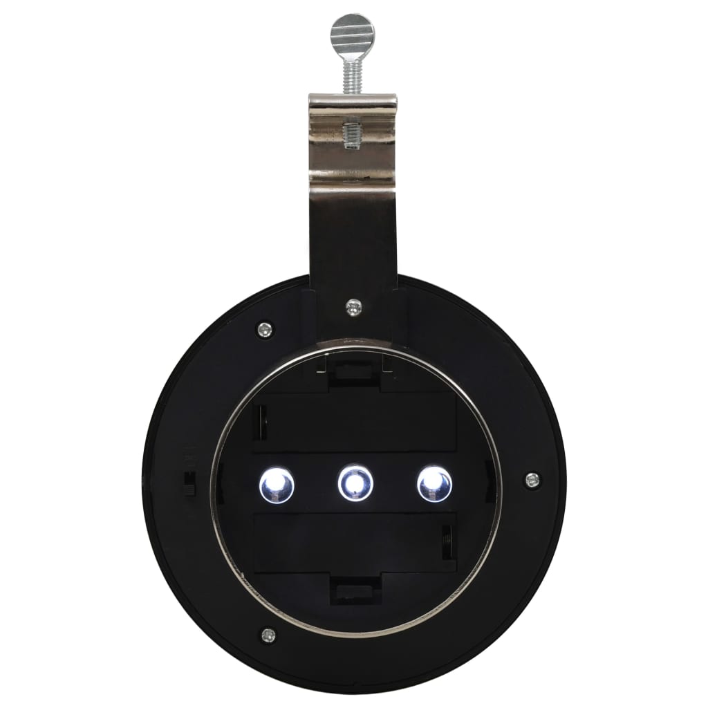 vidaXL Φωτιστικά Εξωτερικού Χώρου Ηλιακά 12 τεμ. LED Στρογγυλά Λευκά