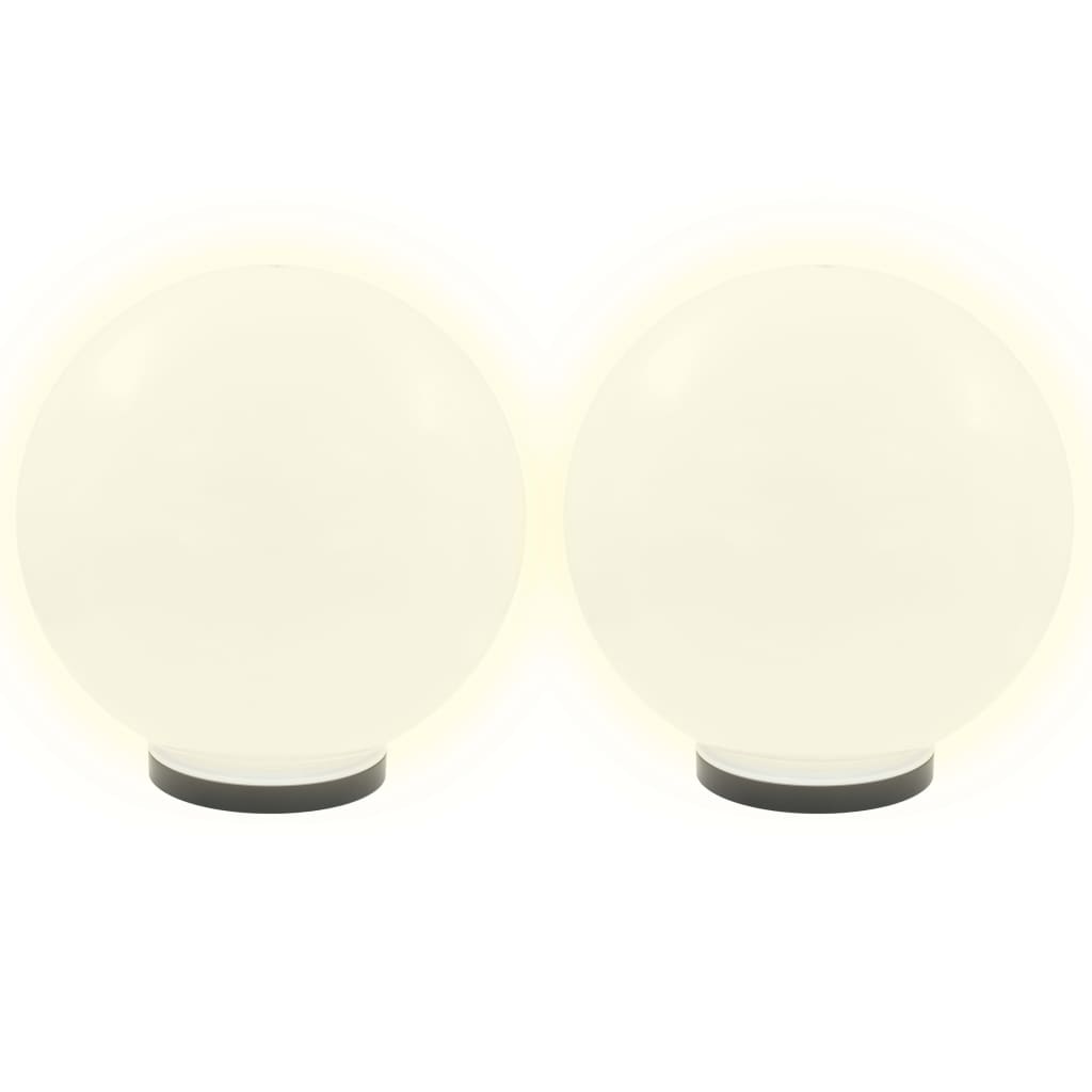 vidaXL Φωτιστικά Μπάλα LED 4 τεμ. Σφαιρικά 40 εκ. Ακρυλικά (PMMA)