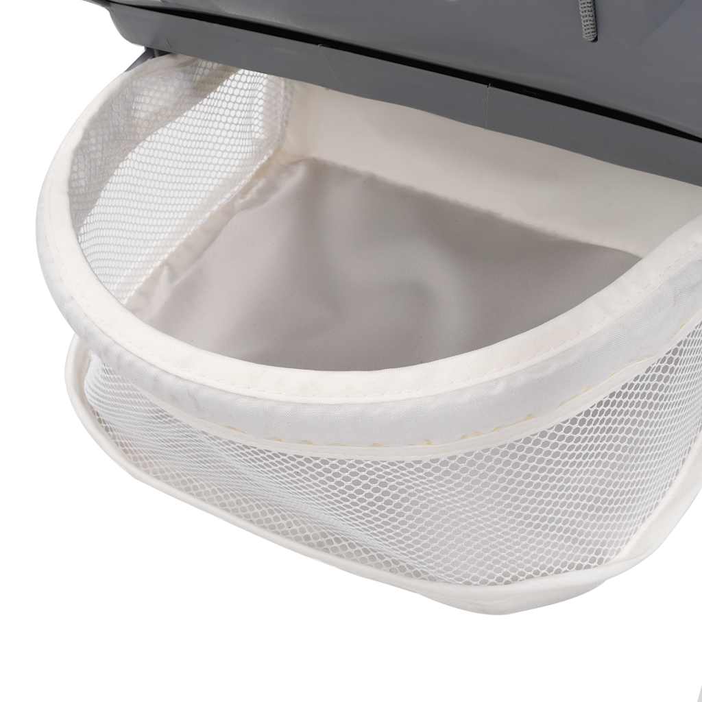 vidaXL Καρεκλάκι Φαγητού Γκρι