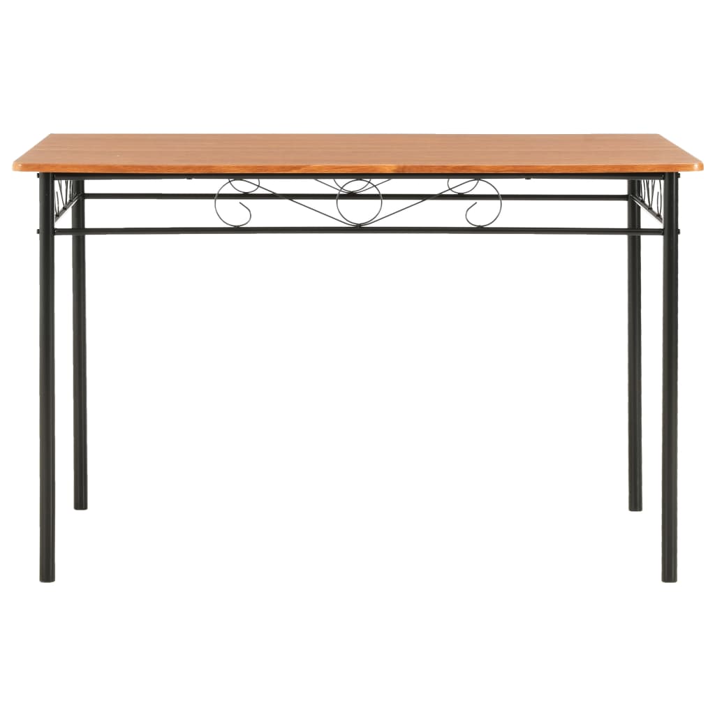 vidaXL Τραπεζαρία Καφέ 120 x 70 x 75 εκ. από MDF