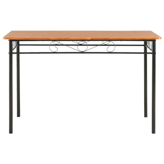 vidaXL Τραπεζαρία Καφέ 120 x 70 x 75 εκ. από MDF