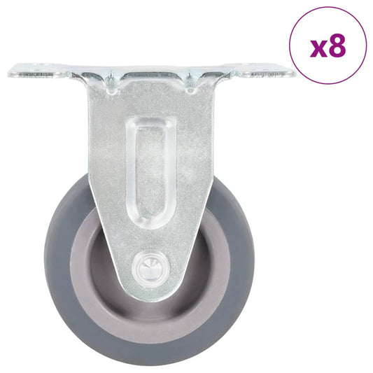 vidaXL Ρόδες Σταθερές 8 τεμ. 50 χιλ.