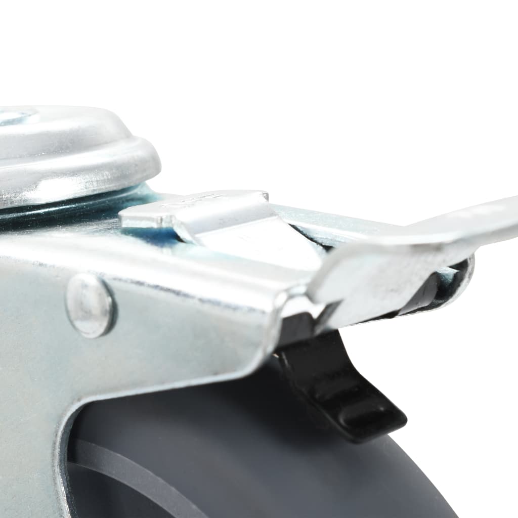 vidaXL Ρόδες Περιστρεφόμενες Βιδωτές 12 τεμ. 125 χιλ.