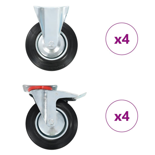 vidaXL Ρόδες 8 τεμ. 200 χιλ.