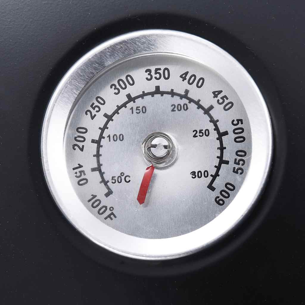 vidaXL Ψησταριά Κάρβουνου/Καπνιστήριο 3 σε 1 40 x 80 εκ.