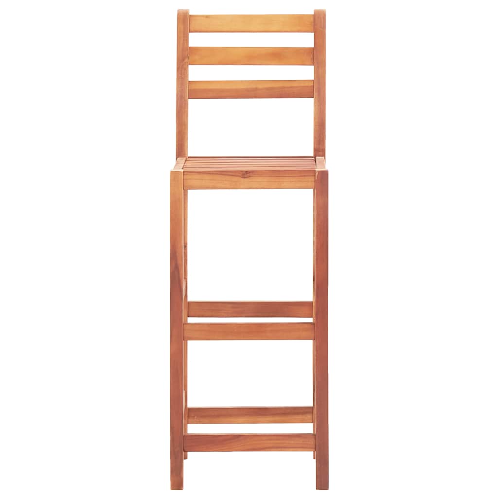 vidaXL Καρέκλες Μπαρ 2 τεμ. από Μασίφ Ξύλο Ακακίας