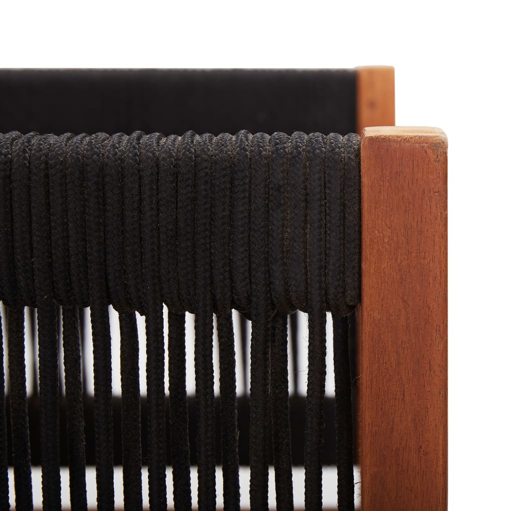 vidaXL Καναπές Κήπου Διθέσιος από Μασίφ Ξύλο Ακακίας