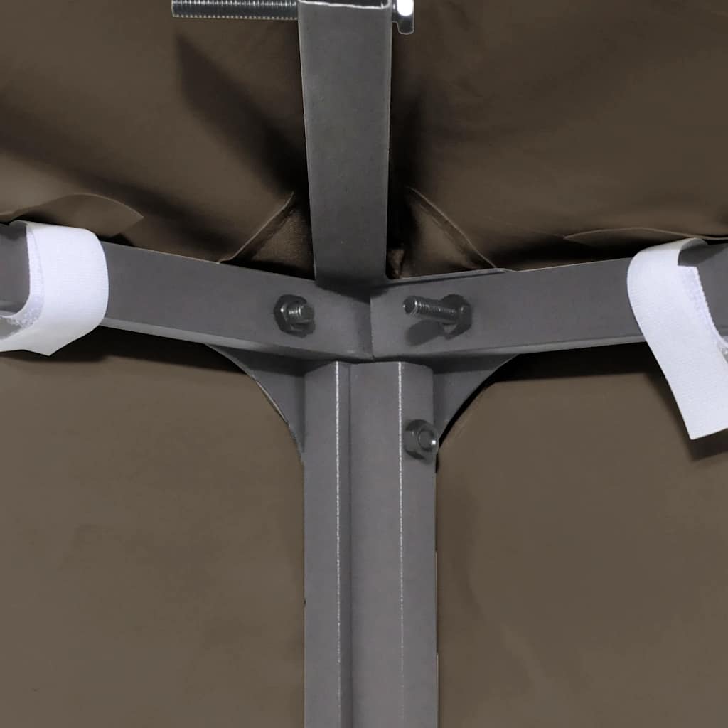 vidaXL Κάλυμμα για Κιόσκι Χρώμα Taupe 3 x 4 μ. 310 γρ./μ²