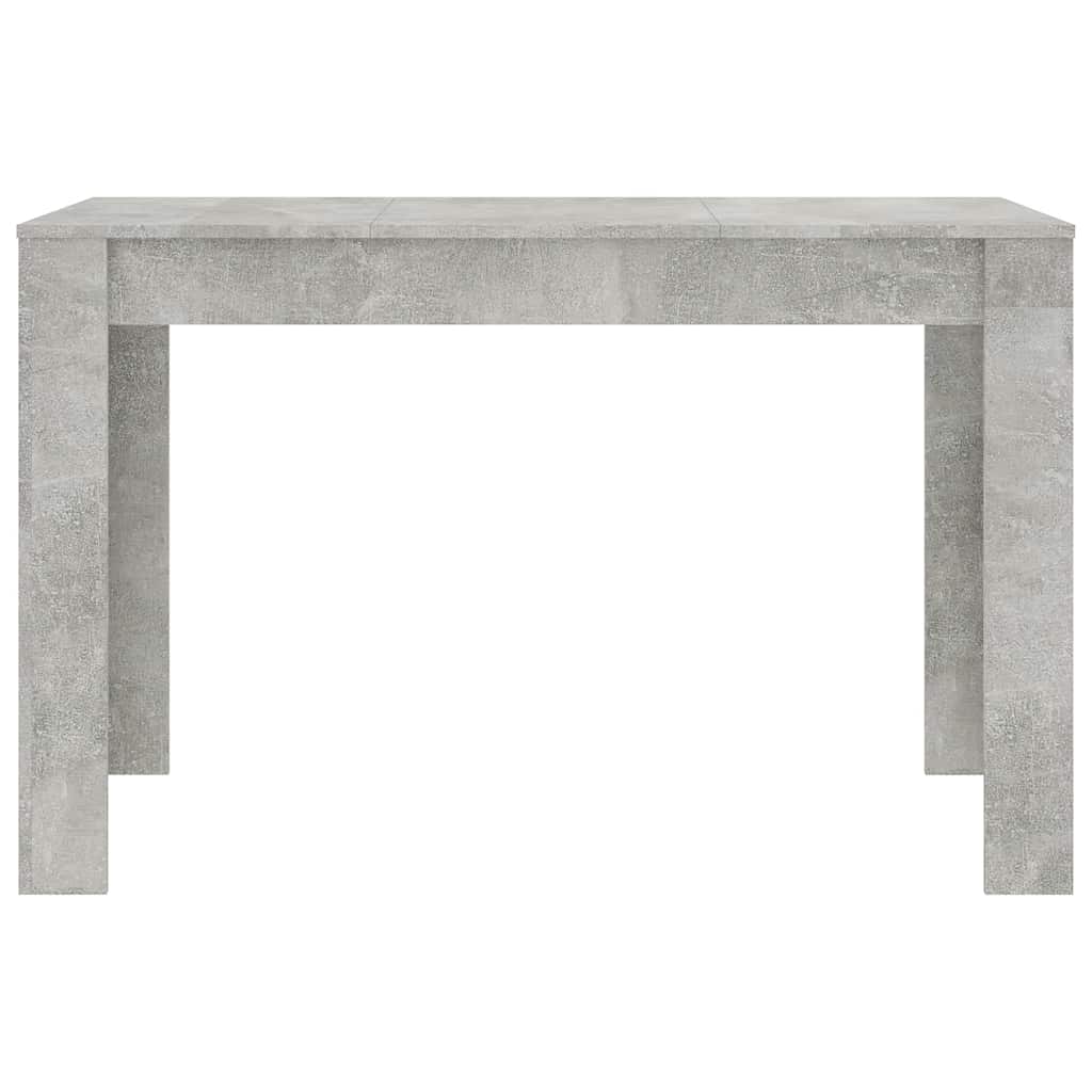 vidaXL Τραπεζαρία Γκρι του Σκυροδέματος 120x60x76 εκ. από Επεξ. Ξύλο