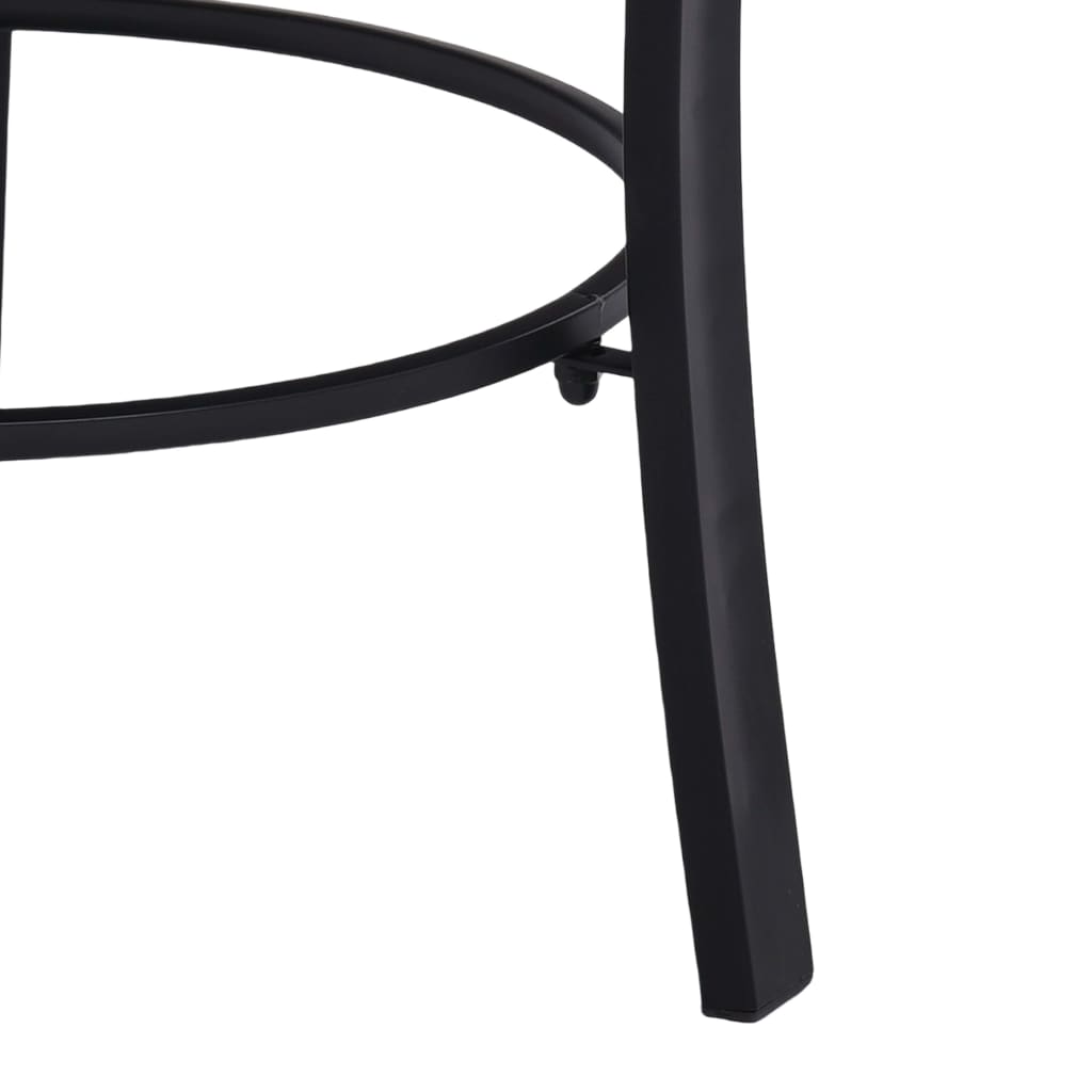 vidaXL Τζάκι Εξωτερικού Χώρου «Μωσαϊκό» Μπλε και Λευκό 68 εκ. Κεραμικό