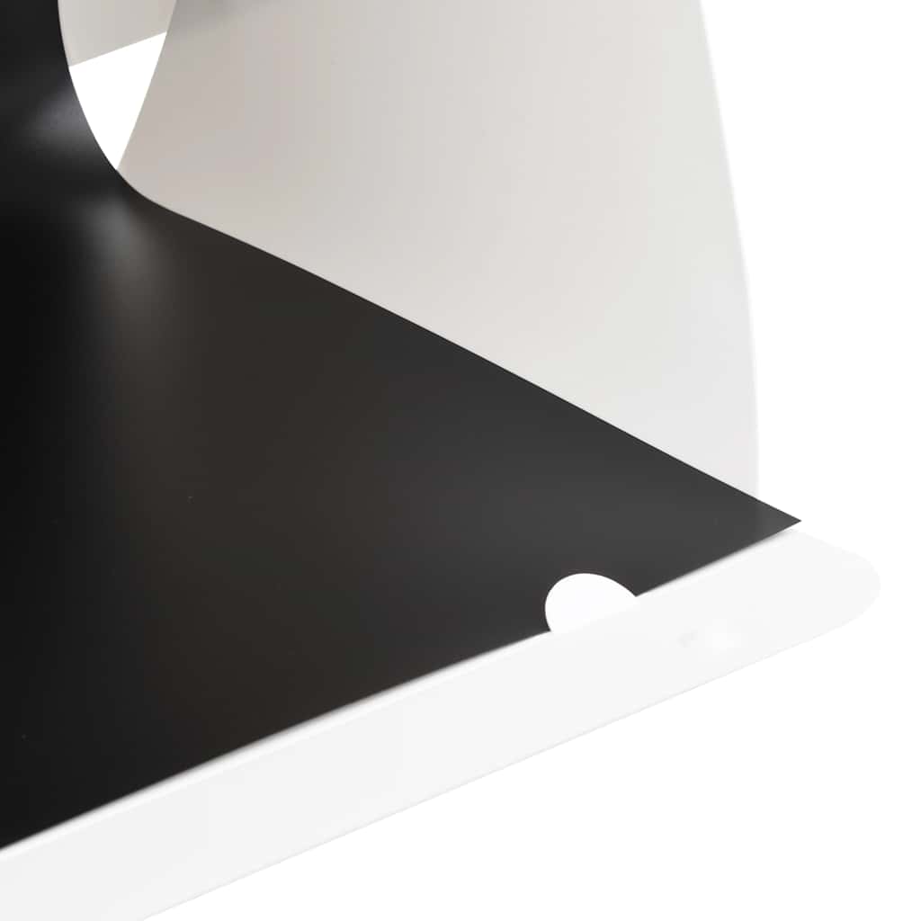 vidaXL Φωτογραφικό Στούντιο Πτυσσόμενο LED Λευκό 40x34x37 εκ. Πλαστικό