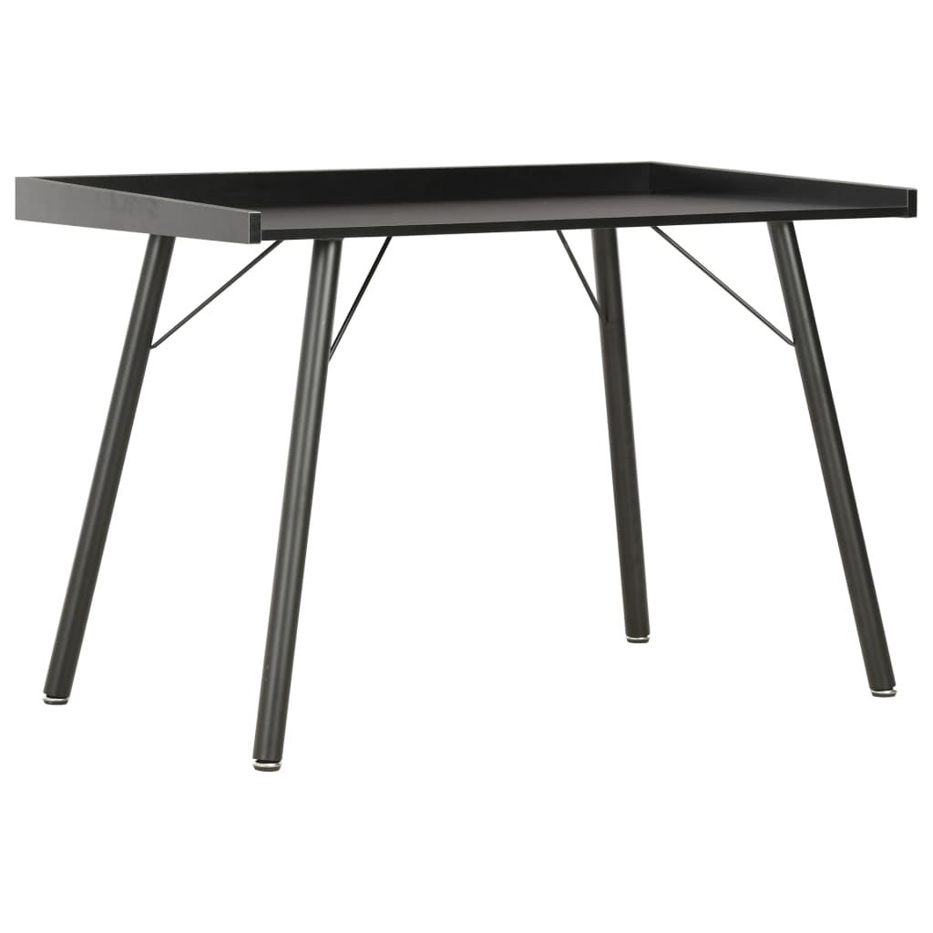 vidaXL Γραφείο Μαύρο 90 x 50 x 79 εκ.