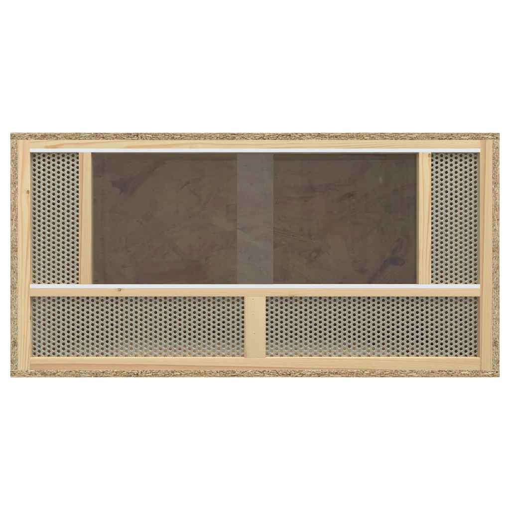 vidaXL Ενυδρείο Ερπετών 80 x 40 x 40 εκ. από Επεξεργασμένο Ξύλο