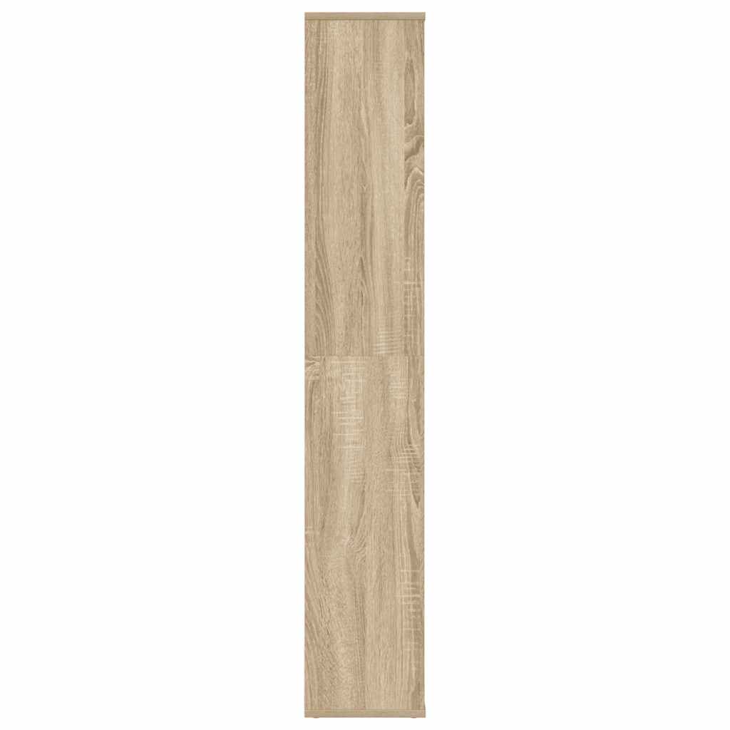 vidaXL Διαχωριστικό/Βιβλιοθήκη Sonoma Δρυς 100x24x140 εκ. Επεξ. Ξύλο