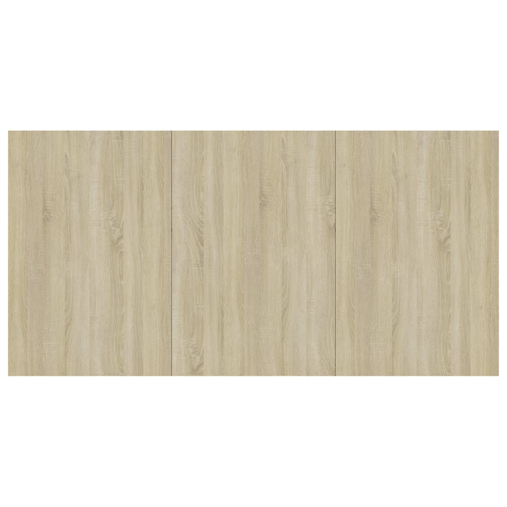 vidaXL Τραπεζαρία Sonoma Δρυς 180 x 90 x 76 εκ. από Επεξ. Ξύλο