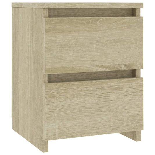 vidaXL Κομοδίνο Χρώμα Sonoma Δρυς 30 x 30 x 40 εκ. από Επεξ. Ξύλο