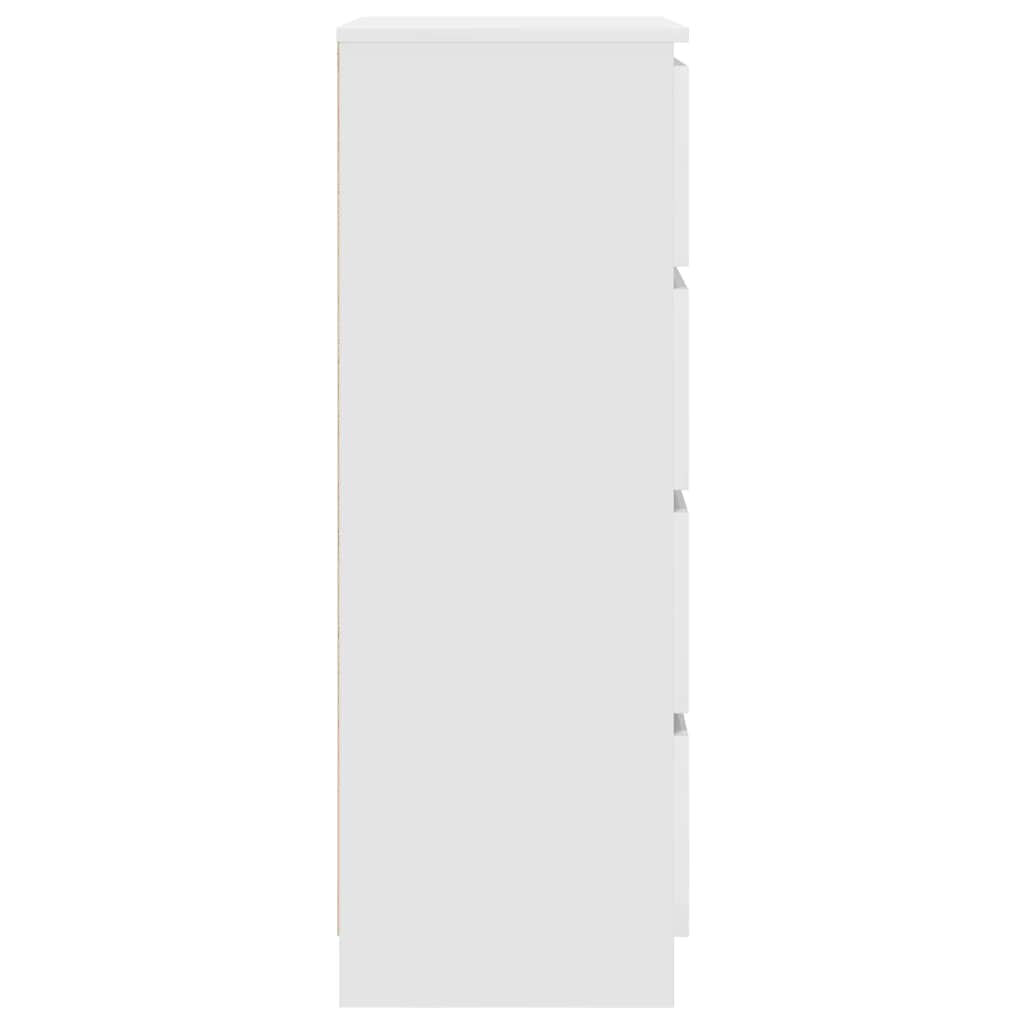 vidaXL Συρταριέρα Λευκή 60 x 35 x 98,5 εκ. από Επεξεργασμένο Ξύλο