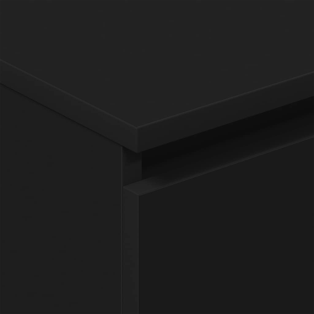 vidaXL Συρταριέρα Μαύρη 60 x 35 x 98,5 εκ. από Επεξεργασμένο Ξύλο