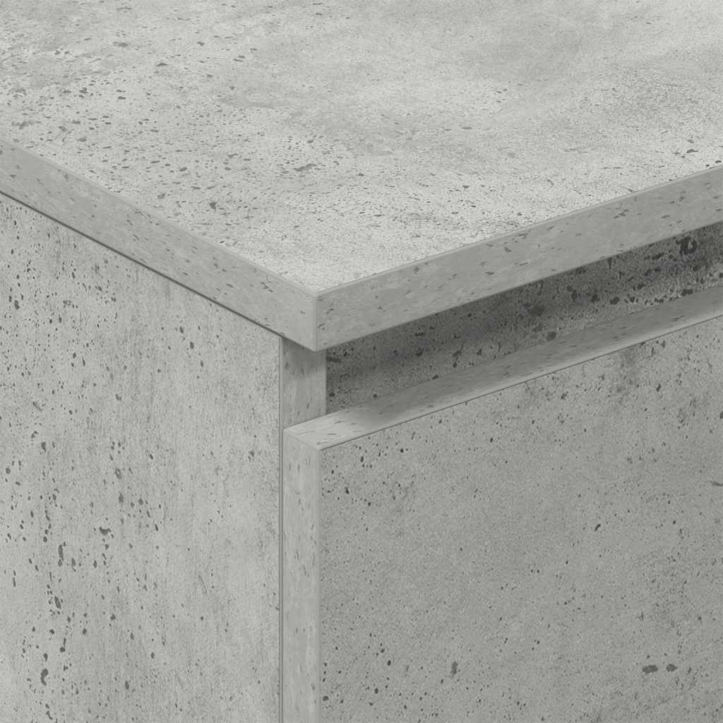 vidaXL Συρταριέρα Γκρι Σκυροδέματος 60x35x98,5 εκ. Επεξεργασμένο Ξύλο