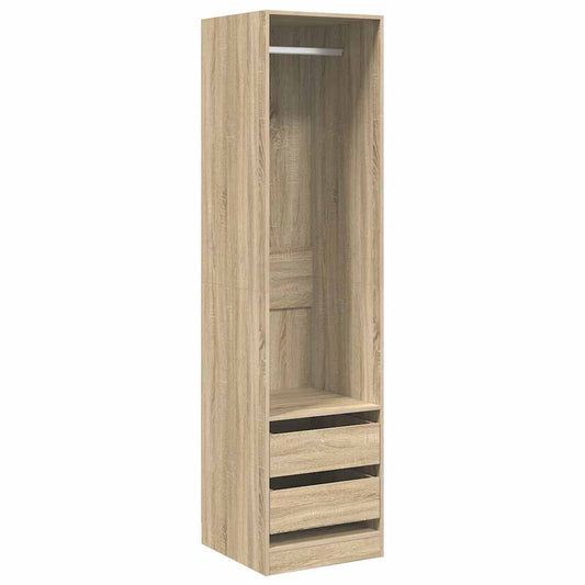 vidaXL Ντουλάπα με Συρτάρια Sonoma Δρυς 50 x 50 x 200 εκ. Επεξ. Ξύλο