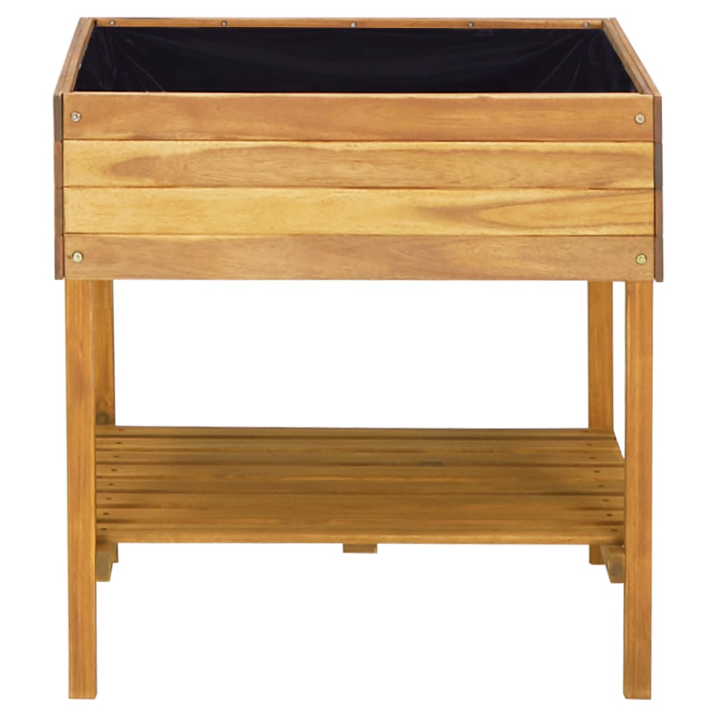 vidaXL Ζαρντινιέρα Υπερυψωμένη 78,5x58,5x78,5 εκ. Μασίφ Ξύλο Ακακίας