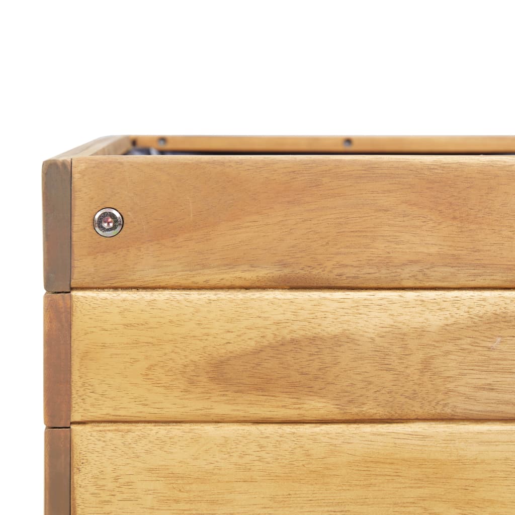 vidaXL Ζαρντινιέρα Υπερυψωμένη 78,5x58,5x78,5 εκ. Μασίφ Ξύλο Ακακίας