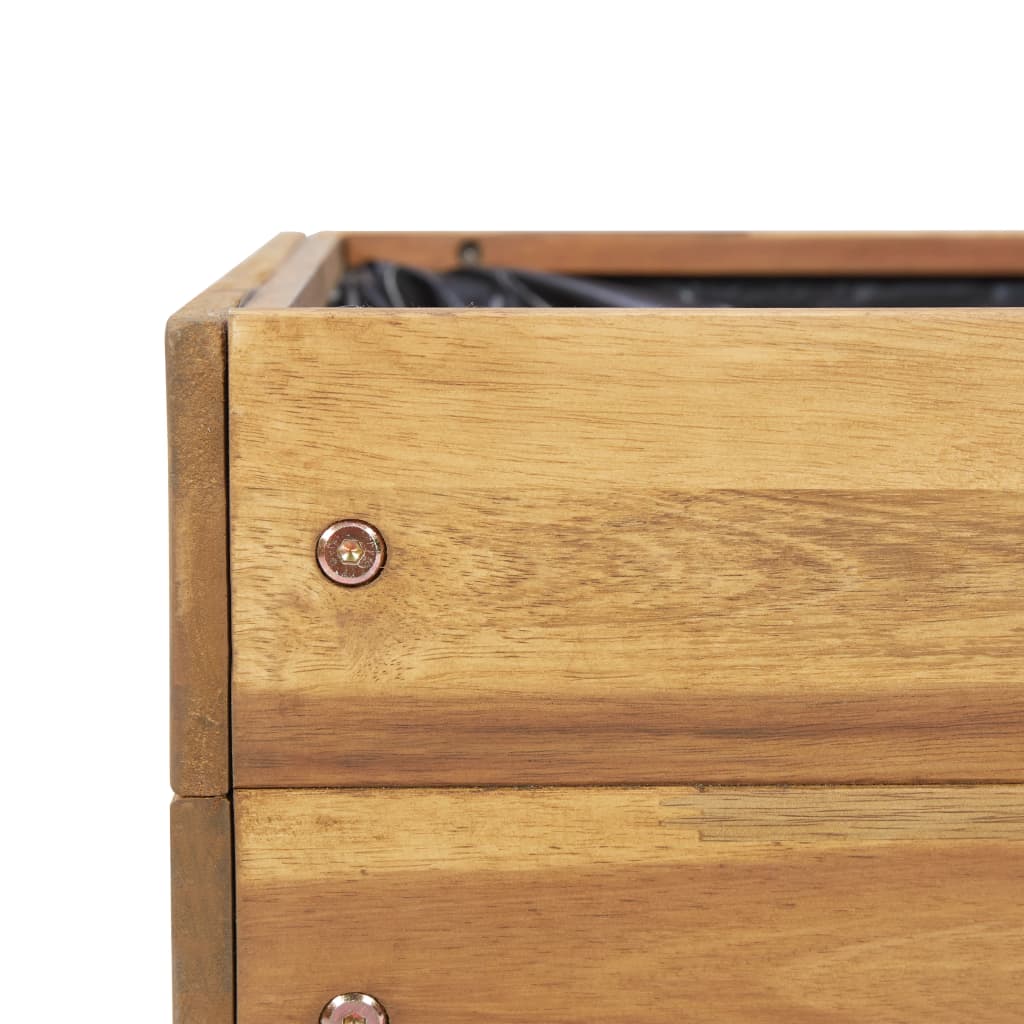 vidaXL Ζαρντινιέρα Υπερυψωμένη 50 x 40 x 45 εκ. από Μασίφ Ξύλο Ακακίας