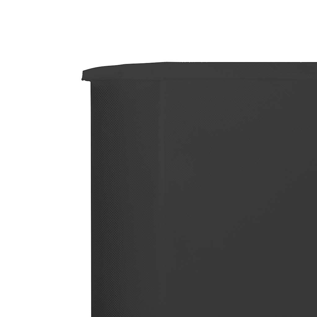 vidaXL Προστατευτικό Αέρα με 5 Πάνελ Ανθρακί 600 x 120 εκ. Υφασμάτινο