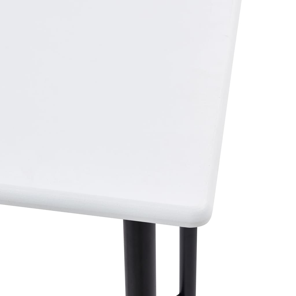 vidaXL Τραπέζι Μπαρ Λευκό 60 x 60 x 111 εκ. από MDF