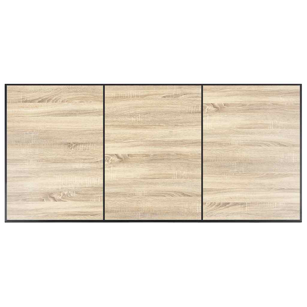 vidaXL Τραπεζαρία Χρώμα Δρυός 200 x 100 x 75 εκ. από MDF