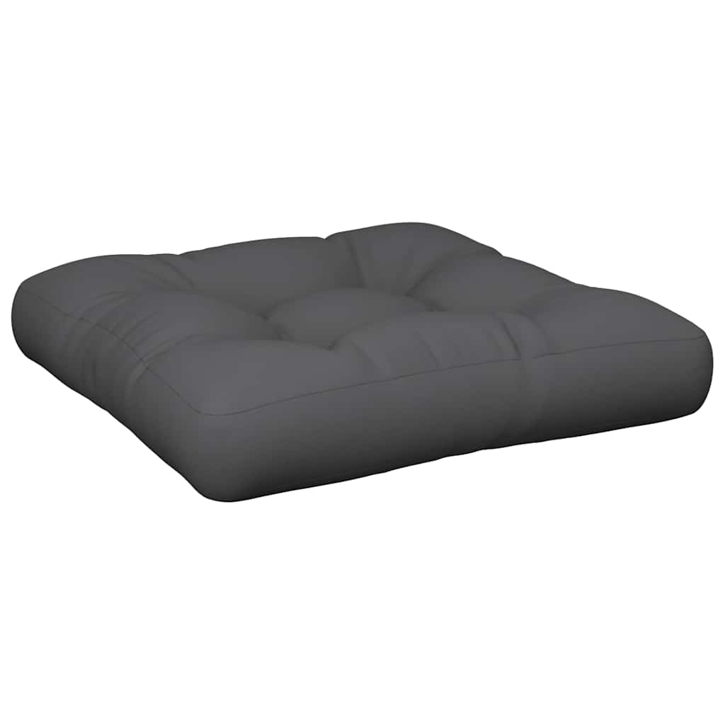 vidaXL Μαξιλάρι Παλέτας Ανθρακί 60 x 61,50 x 12 εκ. Υφασμάτινο