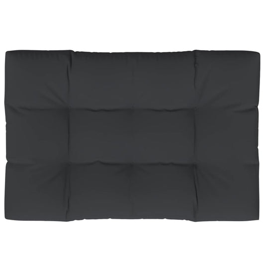vidaXL Μαξιλάρι Παλέτας Μαύρο 120 x 80 x 12 εκ. Υφασμάτινο