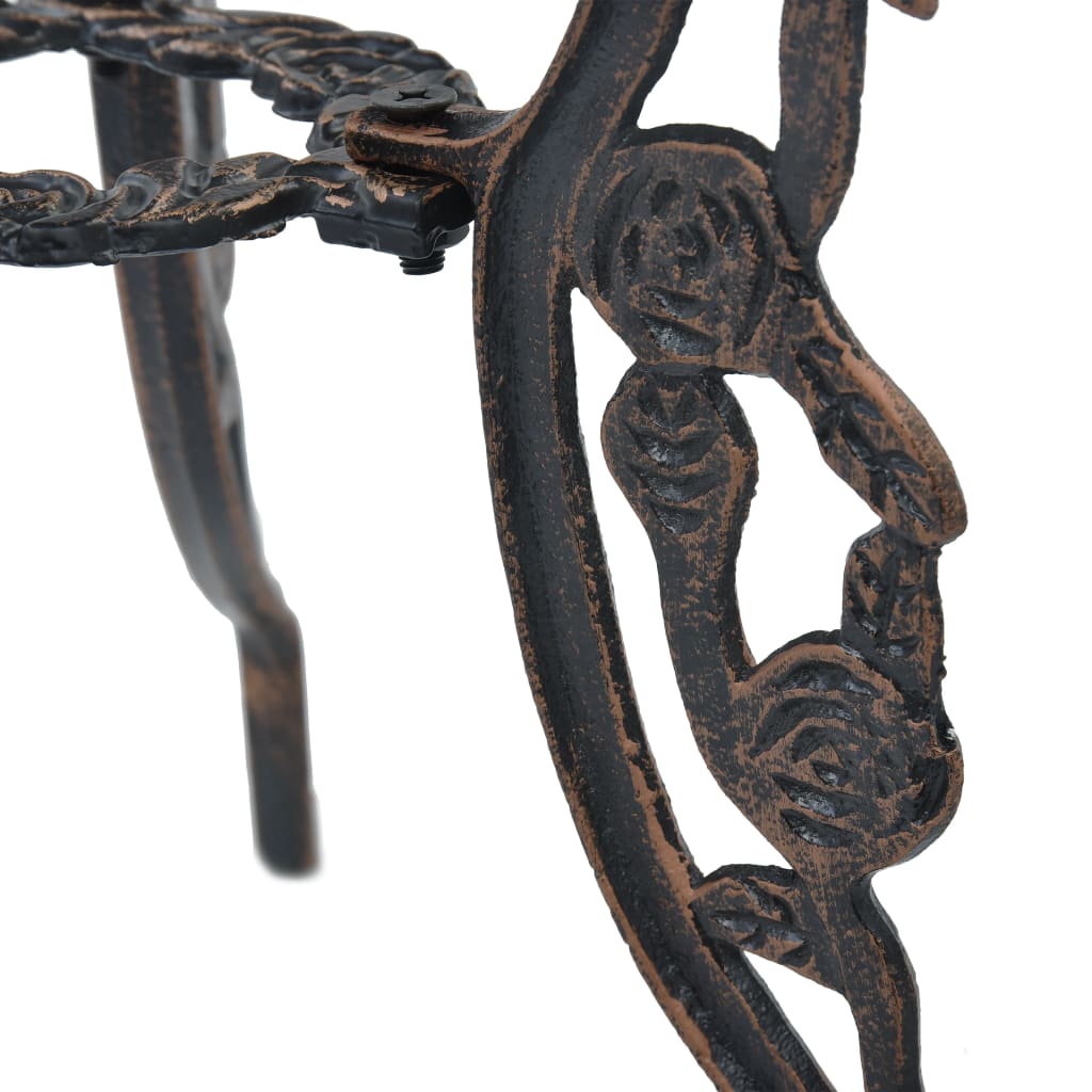 vidaXL Σετ Επίπλων Bistro 3 Τεμαχίων από Χυτό Αλουμίνιο