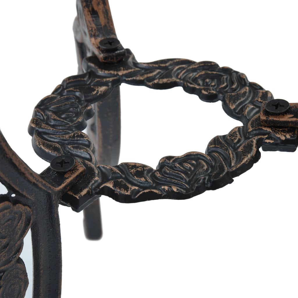 vidaXL Σετ Επίπλων Bistro 3 Τεμαχίων από Χυτό Αλουμίνιο