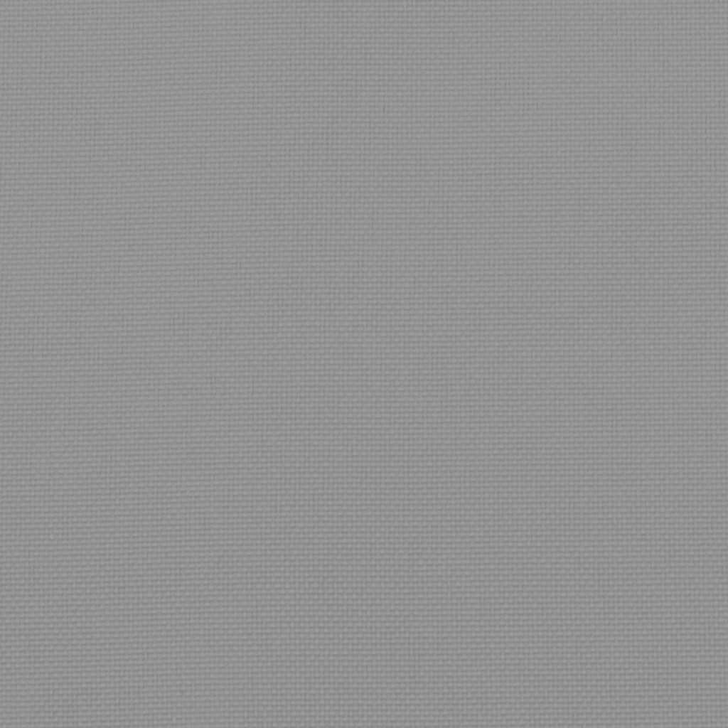 vidaXL Μαξιλάρια Καρέκλας Κήπου 4 τεμ. Γκρι 40x40x4 εκ. Υφασμάτινα