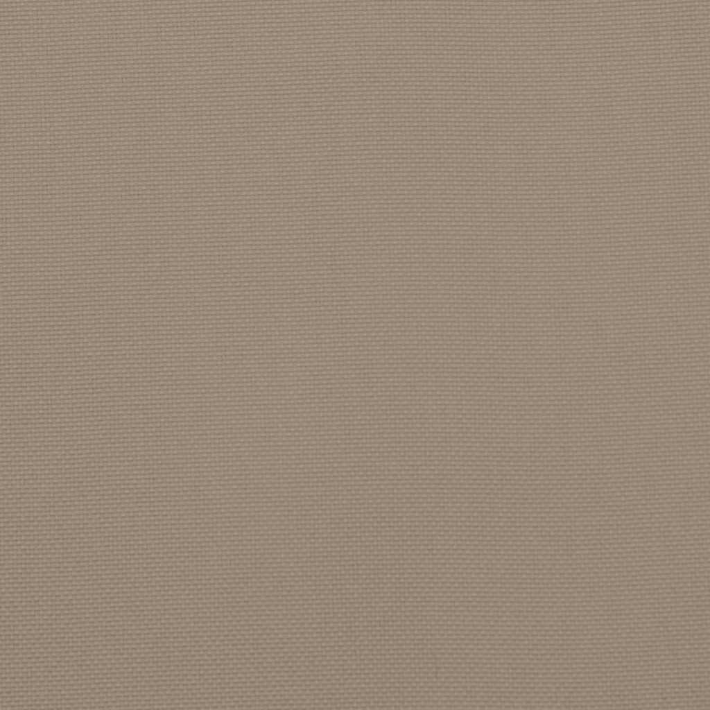 vidaXL Μαξιλάρι Πάγκου Κήπου Taupe 200x50x4 εκ. Ύφασμα Oxford