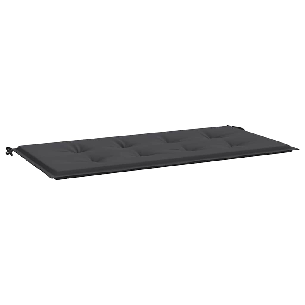 vidaXL Μαξιλάρι Πάγκου Κήπου Μαύρο 120x50x4 εκ. Ύφασμα Oxford