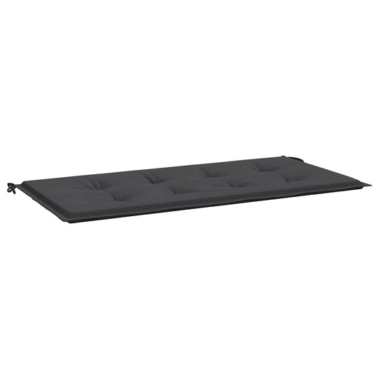 vidaXL Μαξιλάρι Πάγκου Κήπου Μαύρο 120x50x4 εκ. Ύφασμα Oxford