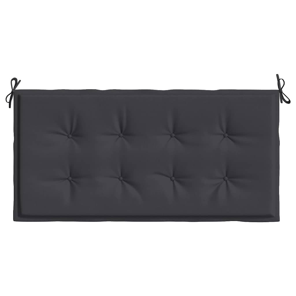 vidaXL Μαξιλάρι Πάγκου Κήπου Μαύρο 120x50x4 εκ. Ύφασμα Oxford