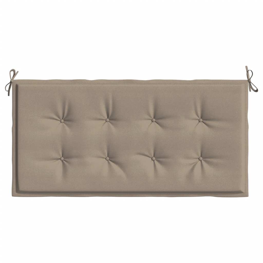 vidaXL Μαξιλάρι Πάγκου Κήπου Taupe 100x50x4 εκ. Ύφασμα Oxford