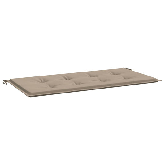 vidaXL Μαξιλάρι Πάγκου Κήπου Taupe 120x50x4 εκ. Ύφασμα Oxford