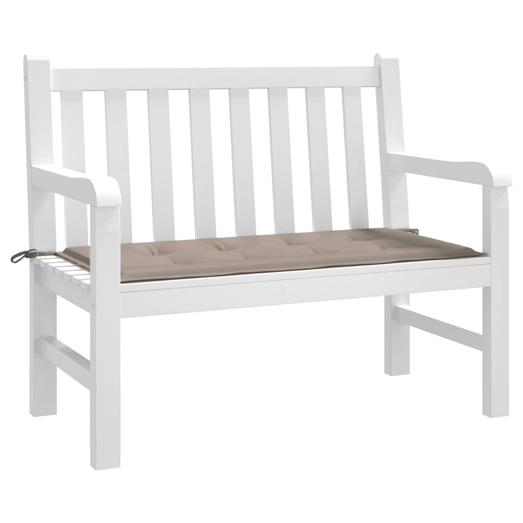 vidaXL Μαξιλάρι Πάγκου Κήπου Taupe 120x50x4 εκ. Ύφασμα Oxford