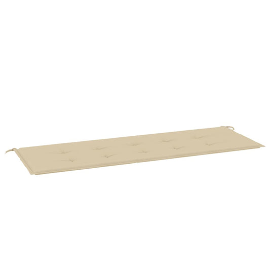 vidaXL Μαξιλάρι Πάγκου Κήπου Μπεζ 150x50x4 εκ. Ύφασμα Oxford