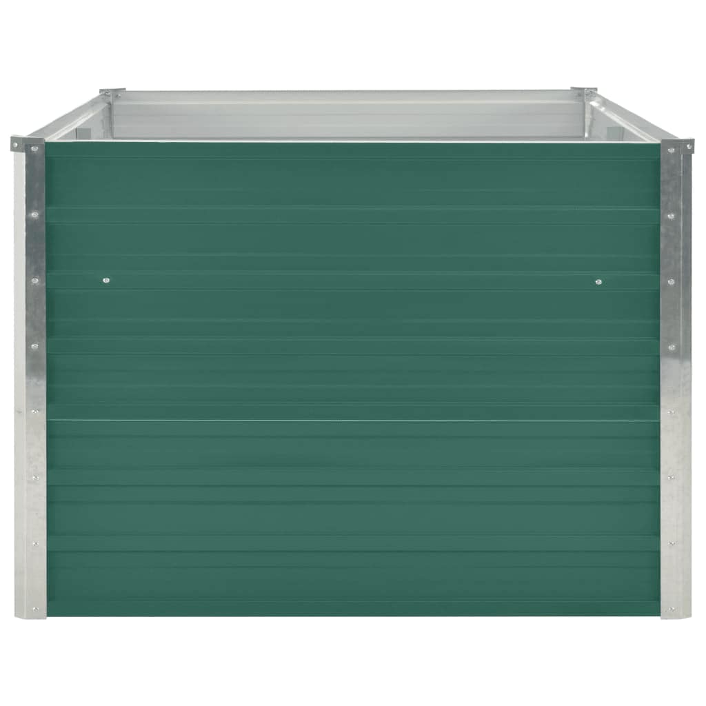 vidaXL Ζαρντινιέρα Ψηλή Πράσινη 160x80x45 εκ. Γαλβανισμένος Χάλυβας