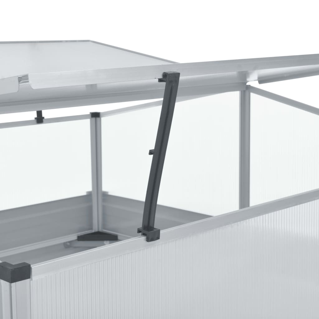 vidaXL Θερμοκήπιο Σπορείο Πράσινο 100x100x77 εκ. Γαλβανισμένος Χάλυβας