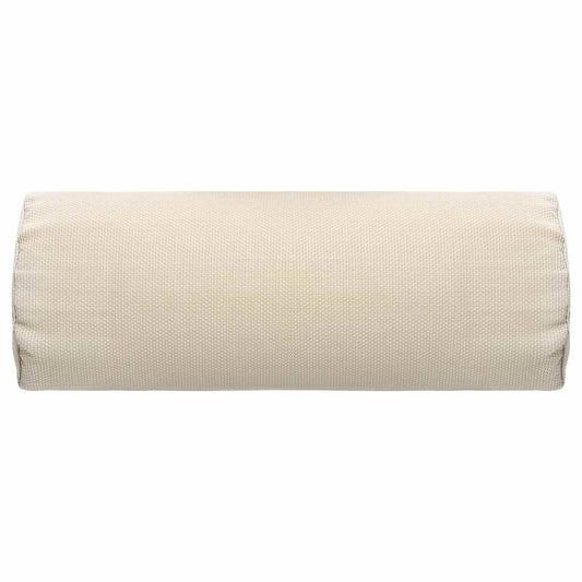 vidaXL Προσκέφαλο Σεζλόνγκ Κρεμ 40 x 7,5 x 15 εκ. από Textilene
