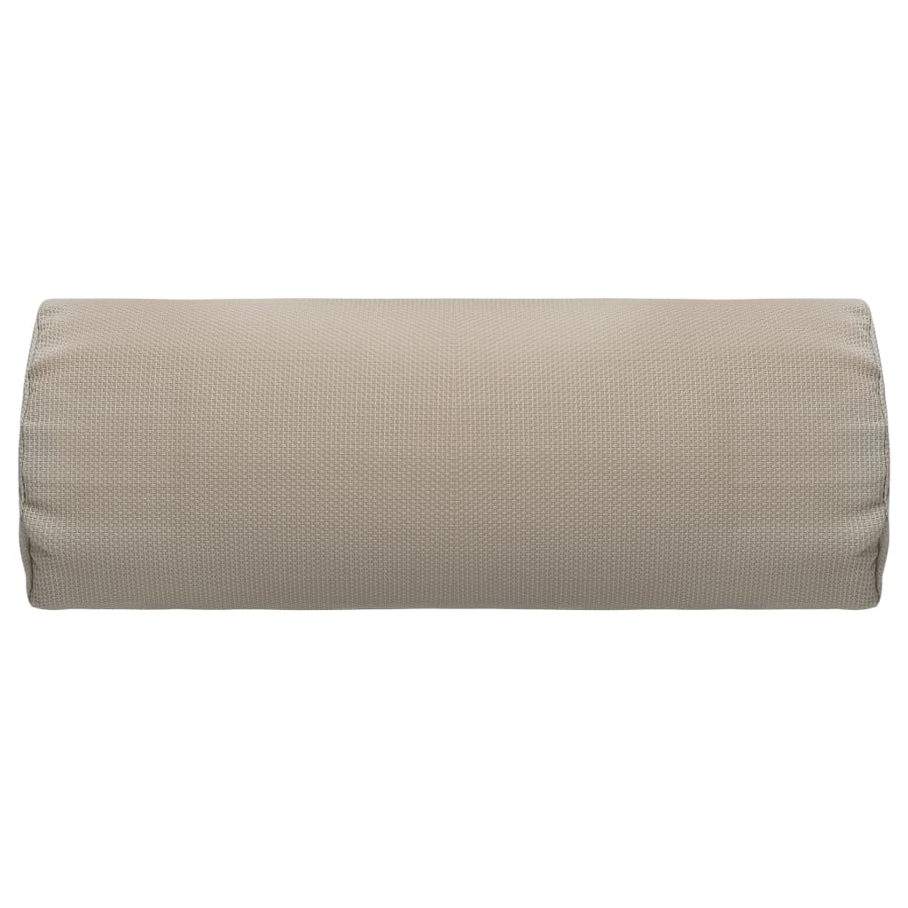 vidaXL Προσκέφαλο Σεζλόνγκ Taupe 40 x 7,5 x 15 εκ. από Textilene