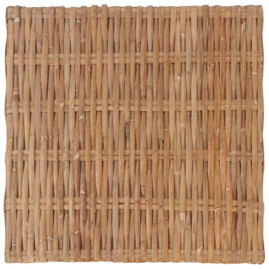 vidaXL Κάθισμα-Υποπόδιο από Γνήσιο Ρατάν με Μαξιλάρι